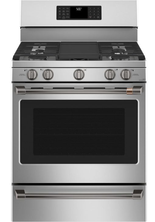 Cafe Brushed Black Freestanding Gas Knobs and Handles - Image 3