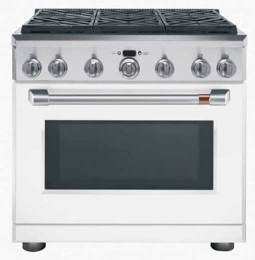 Cafe 36" Brushed Stainless Handle & Knob Set For Pro Range - Image 3
