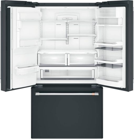 Cafe ADA 22.2 Cu. Ft. Matte Black Smart Counter-Depth French Door Refrigerator With Hot Water Dispenser - Image 3