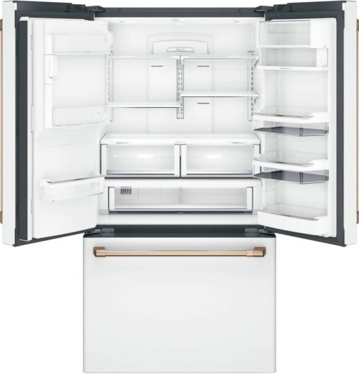 Cafe ADA 22.2 Cu. Ft. Matte White Smart Counter-Depth French Door Refrigerator With Hot Water Dispenser - Image 3