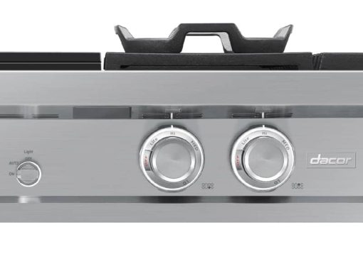 Dacor Contemporary 48" Stainless Steel Liquid Propane Gas Rangetop With Griddle - Image 3