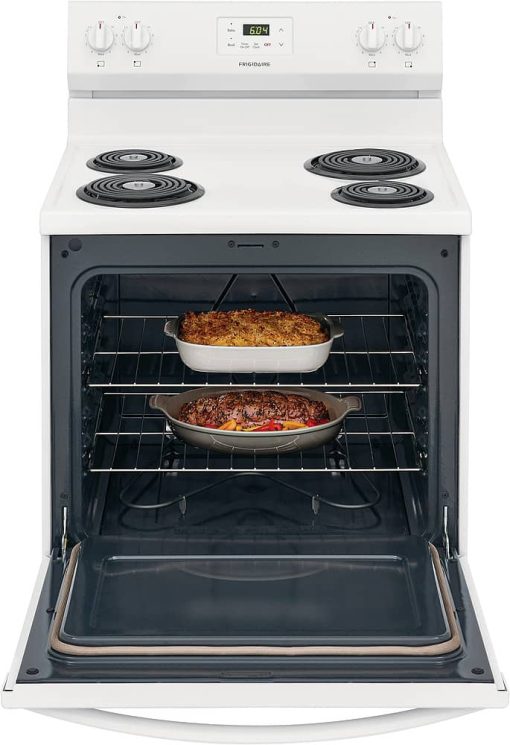 Frigidaire 30" White Electric Range - Image 3