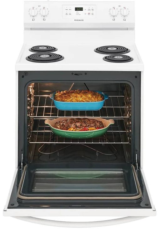 Frigidaire 30" White Electric Range - Image 3