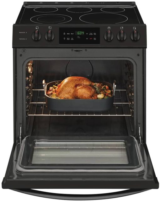 Frigidaire ADA 30" Black Front Control Freestanding Electric Range - Image 3
