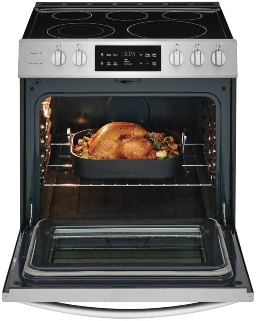 Frigidaire ADA 30" Stainless Steel Front Control Freestanding Electric Range - Image 3