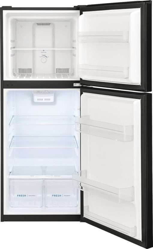 Frigidaire ADA 11.6 Cu. Ft. Black Top Freezer Apartment-Size Refrigerator - Image 3