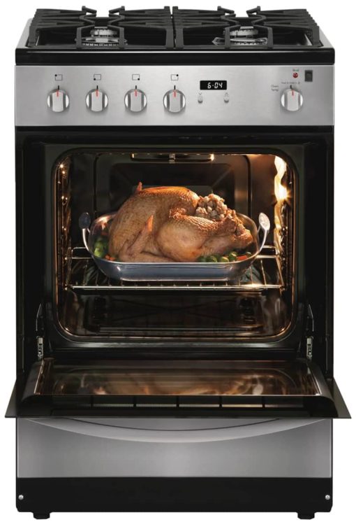 Frigidaire 24" Stainless Steel Front Control Freestanding Gas Range - Image 3