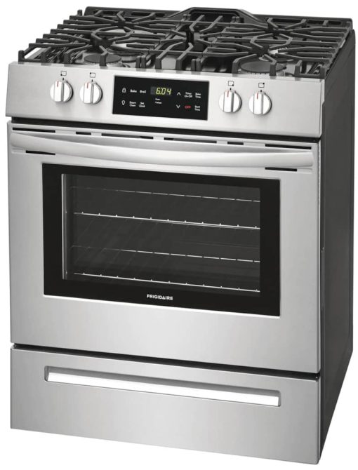 Frigidaire ADA 30" Stainless Steel Front Control Gas Range - Image 3