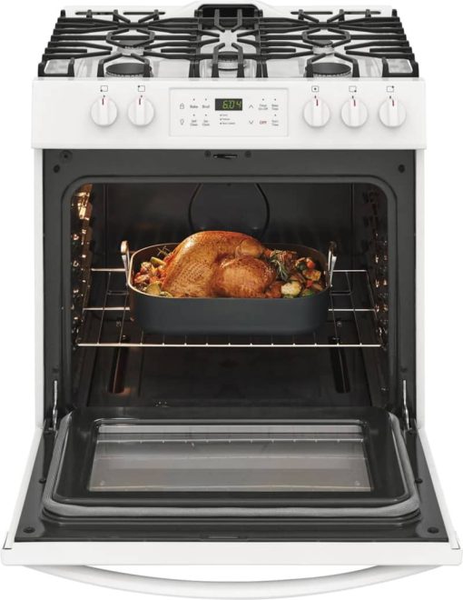 Frigidaire ADA 30" White Front Control Freestanding Gas Range - Image 3