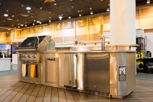 Hestan 24" Stainless Steel Right-Hinge Single Faucet Beer Dispenser - Image 3