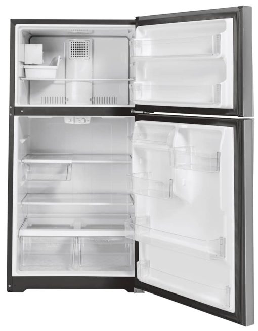 GE ENERGY STAR 19.2 Cu. Ft. Stainless Steel Top-Freezer Refrigerator - Image 3
