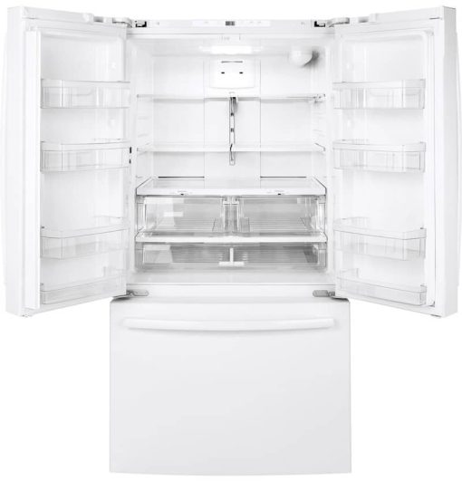 GE ENERGY STAR 27 Cu. Ft. White French-Door Refrigerator - Image 3