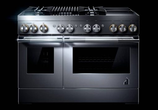 JennAir RISE 48" Stainless Steel Professional-Style Dual-Fuel Range With Chrome-Infused Griddle & Gas Grill - Image 5