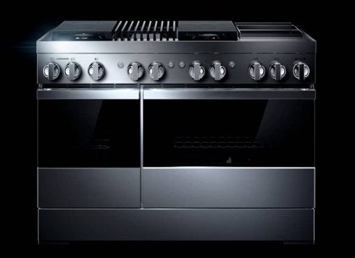 JennAir NOIR 48" Stainless Steel Professional-Style Dual-Fuel Range With Chrome-Infused Griddle & Gas Grill - Image 5