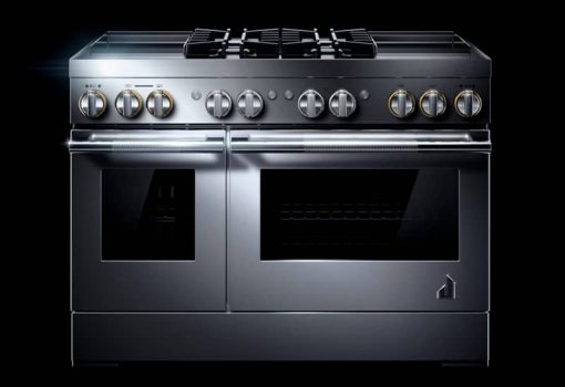 JennAir RISE 48" Stainless Steel Professional-Style Dual-Fuel Range With Chrome-Infused Griddles - Image 3