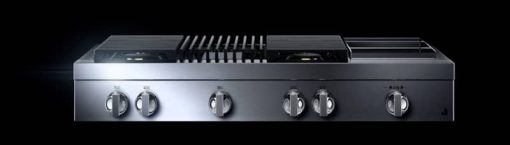 JennAir NOIR 48" Stainless Steel Gas Professional-Style Rangetop With Chrome-Infused Griddle And Grill - Image 3