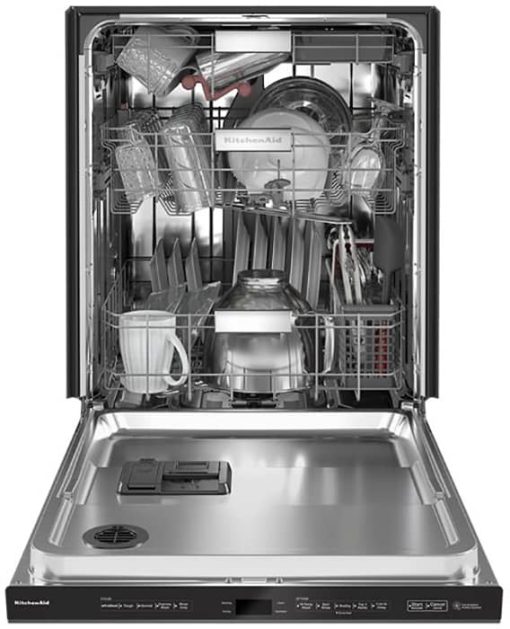 KitchenAid 24" Black Stainless With PrintShield Dishwasher With FreeFlex Third Rack - Image 3