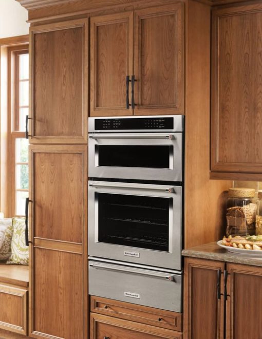 KitchenAid 27" Stainless Steel Electric Built-In Microwave Combination Oven - Image 4