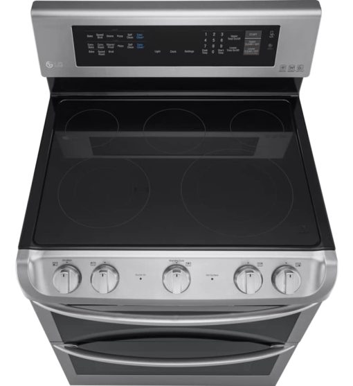 LG 7.3 Cu. Ft. Stainless Steel Electric Double Oven Range With ProBake Convection And EasyClean - Image 3