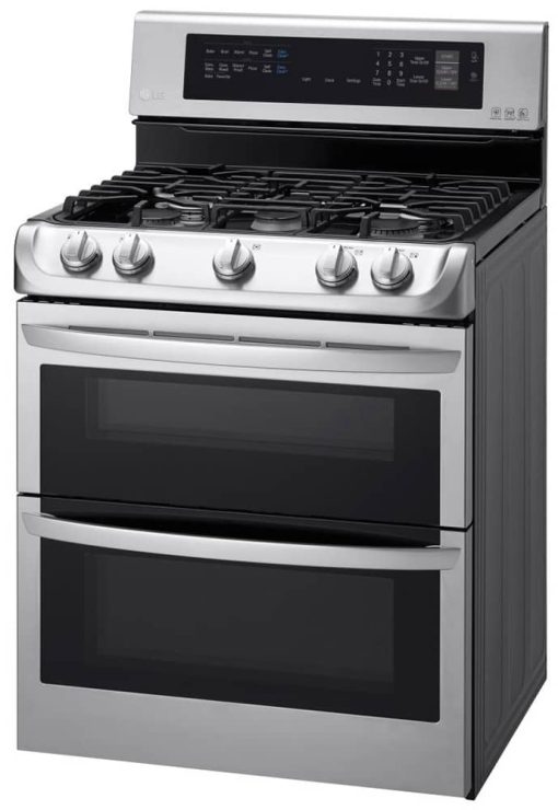 LG 6.9 Cu. Ft. Stainless Steel Gas Double Oven Range With ProBake Convection And EasyClean - Image 3