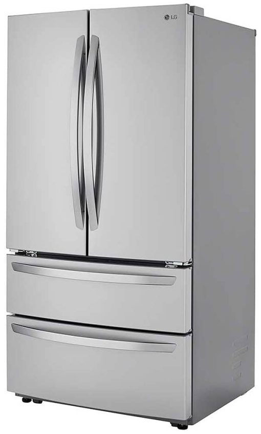 LG 27 Cu. Ft. PrintProof Stainless Steel 4Door French Door Refrigerator - - Image 4