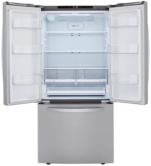 LG 25 Cu. Ft. PrintProof Stainless Steel French Door Refrigerator - Image 3
