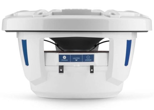 JL Audio M6 Series 7.7" Gloss White Coaxial Speakers (Pair) - Image 3