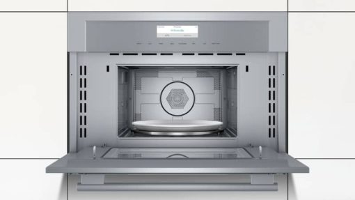 Thermador ADA Masterpiece Series 30" Gray Glass On Stainless Steel Speed Oven - Image 2