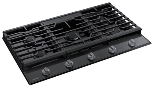 Samsung ADA 36" Fingerprint Resistant Black Stainless Steel Gas Cooktop - Image 3