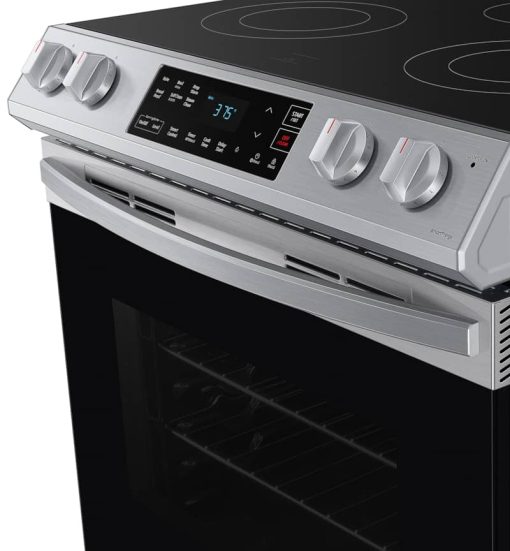 Samsung ADA 6.3 Cu. Ft. Fingerprint Resistant Stainless Steel Front Control Slide-In Electric Range - Image 3