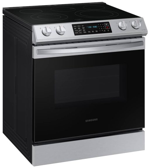 Samsung ADA 6.3 Cu. Ft. Fingerprint Resistant Stainless Steel Front Control Slide-In Electric Range With Convection - Image 3