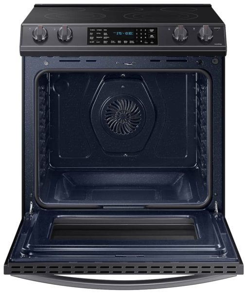Samsung ADA 6.3 Cu. Ft. Fingerprint Resistant Black Stainless Steel Convection Slide-In Electric Range With Air Fry - Image 3