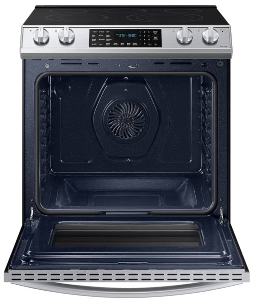 Samsung ADA 6.3 Cu. Ft. Fingerprint Resistant Stainless Steel Front Control Slide-In Electric Range With Air Fry - Image 3