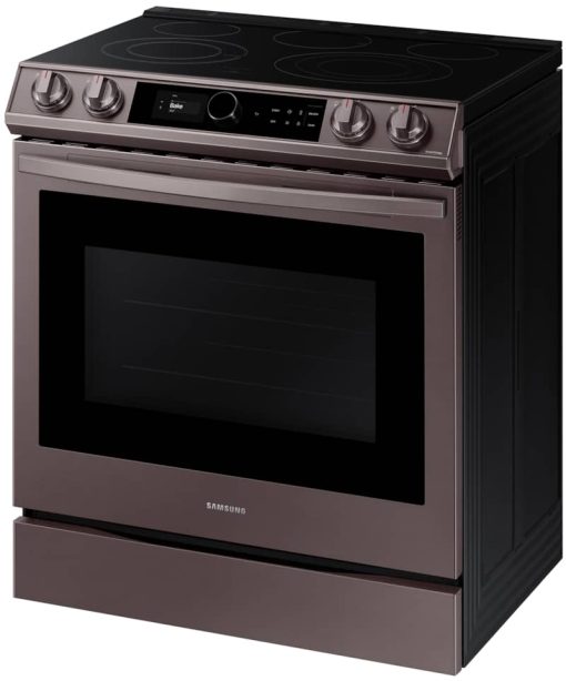 Samsung ADA 6.3 Cu. Ft. Fingerprint Resistant Tuscan Stainless Steel Slide-In Electric Range - Image 3