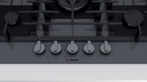 Bosch ADA Benchmark Series 36" Grey Tempered Glass Gas Cooktop - Image 3