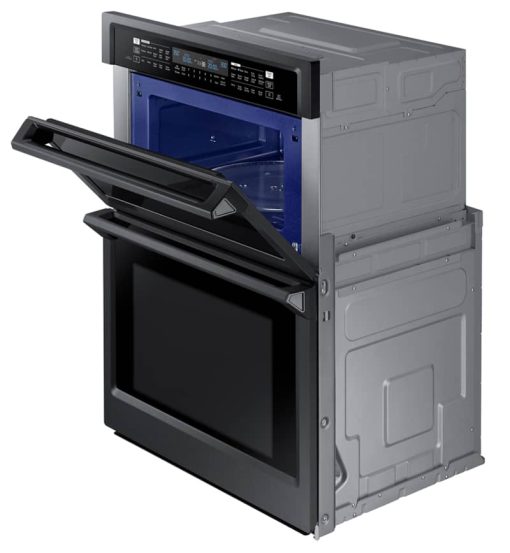 Samsung 30" Fingerprint Resistant Black Stainless Steel Built-In Combination Microwave Wall Oven - Image 4