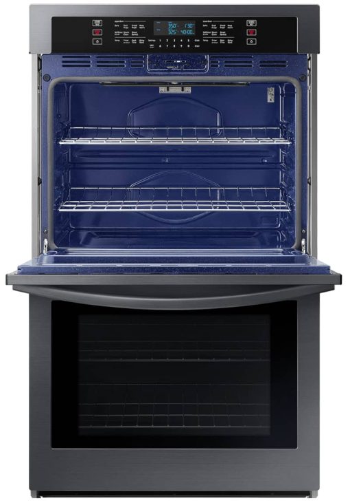 Samsung 30" Fingerprint Resistant Black Stainless Steel Double Wall Oven - Image 3