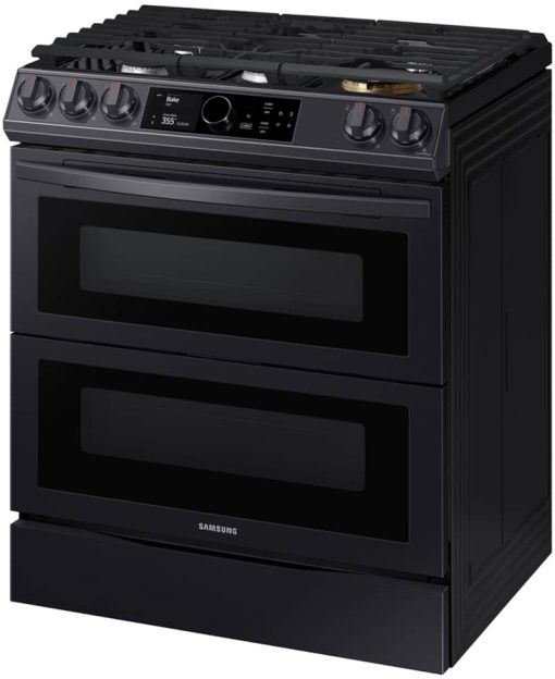 Samsung ADA 6 Cu. Ft. Fingerprint Resistant Black Stainless Steel Flex Duo Slide-In Gas Range With Smart Dial, Air Fry & Wi-Fi - Image 3