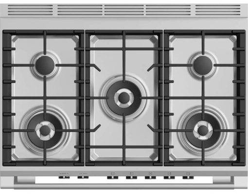 Fisher & Paykel Series 7 36" Black Gas Range With 5 Burners - Image 3