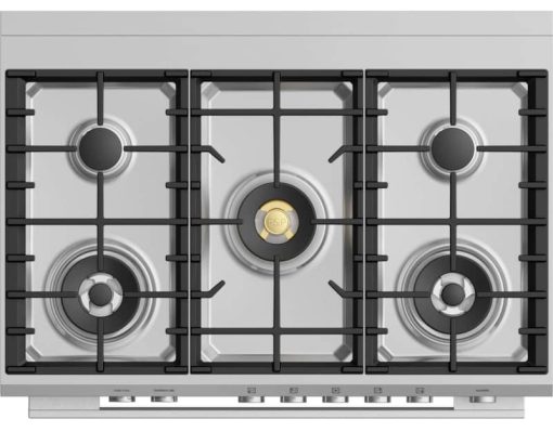 Fisher & Paykel Series 9 Contemporary 36" Stainless Steel Freestanding Dual Fuel Range, 5 Burners & Self-Cleaning - Image 3