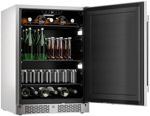 Zephyr Presrv 24" Stainless Steel Outdoor Single Zone Beverage Cooler - Image 2