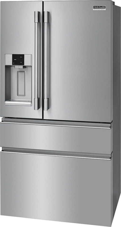 Frigidaire Professional 21.8 Cu. Ft. SmudgeProof Stainless Steel Counter Depth 4-Door French Door Refrigerator - - Image 6