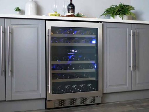 Zephyr Presrv 24" Stainless Frame Dual Zone Wine Cooler - Image 3