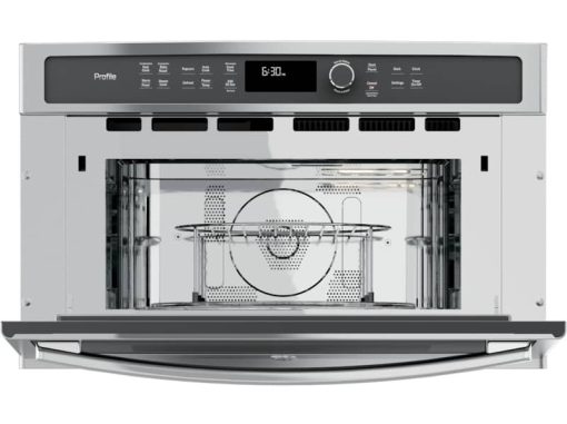 GE Profile 30" Stainless Steel Built-In Microwave/Convection Oven - Image 2