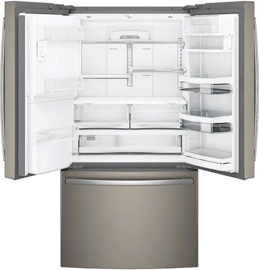 GE Profile ADA ENERGY STAR 22.1 Cu. Ft. Slate Counter-Depth French-Door Refrigerator With Hands-Free AutoFill - Image 3