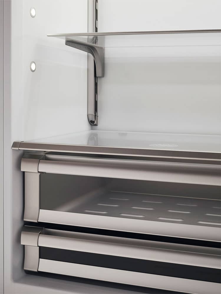 Bertazzoni 36" Stainless Steel Left-Hinge Built-In Bottom Mount Refrigerator - Image 3
