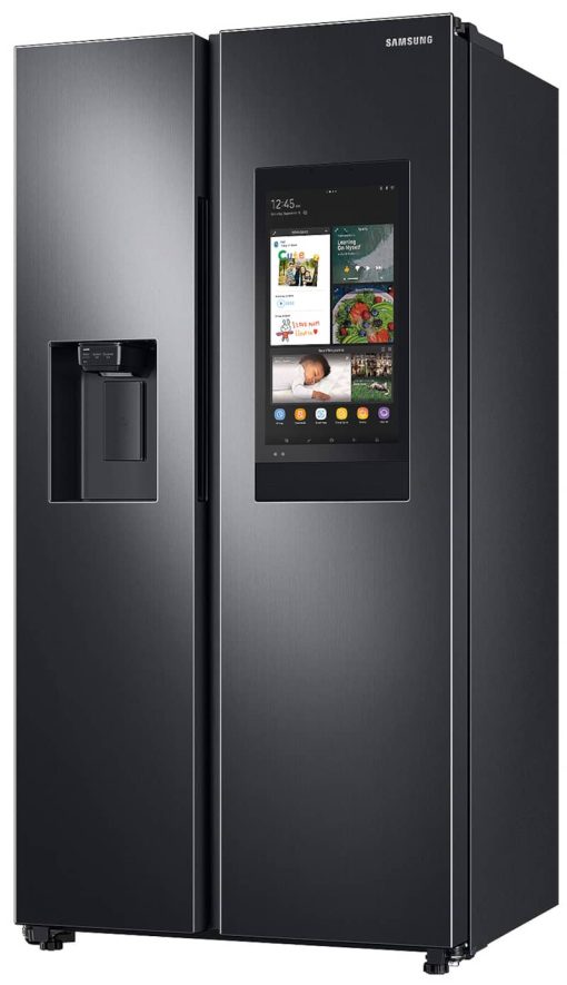 Samsung 21.5 Cu. Ft. Fingerprint Resistant Black Stainless Steel Counter Depth Side-By-Side Refrigerator With Touch Screen Family Hub - Image 6
