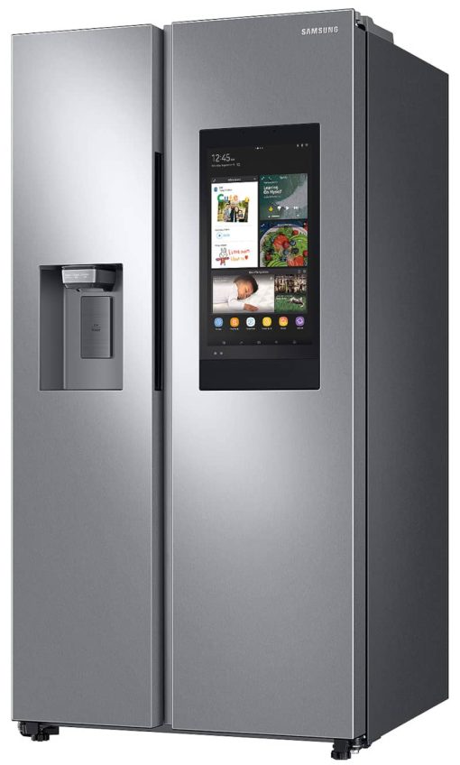 Samsung 26.7 Cu. Ft. Large Capacity Fingerprint Resistant Stainless Steel Side-By-Side Refrigerator With Touch Screen Family Hub - Image 6