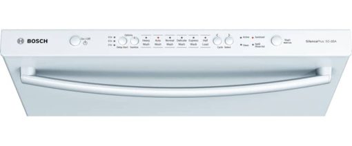 Bosch 100 Series 24" White Bar Handle Dishwasher - Image 4