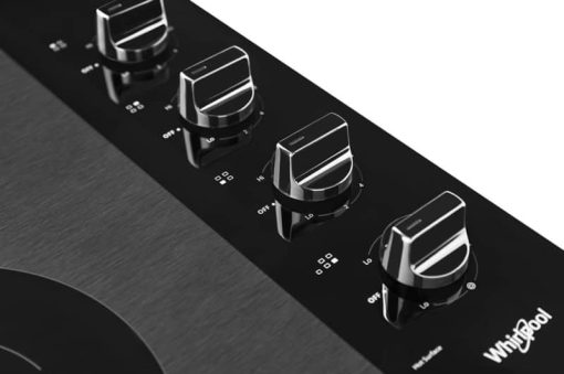 Whirlpool ADA 30" Black Electric Ceramic Glass Cooktop With Dual Radiant Element - Image 3